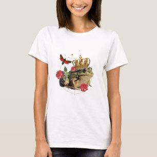 T-shirt Un crapaud avec une couronne