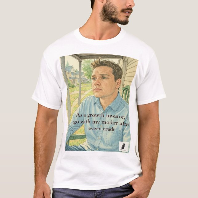 T-shirt Un crash Stock de croissance ? Bienvenue chez mama (Devant)