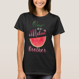 T-shirt Un Dans Un Frère Melon Waterlemon Summer Brother