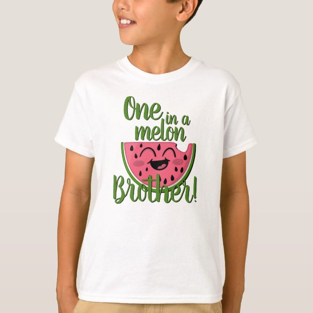 T-shirt Un dans un Melon Brother Watermelon Premier annive (Devant)