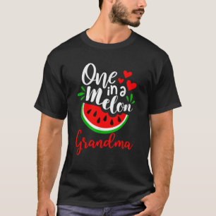 T-shirt Un Dans Un Melon Grand-Mère Famille D'Appariement