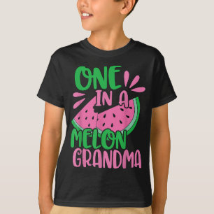 T-shirt Un Dans Un Melon Grand-Mère Pink Watermelon
