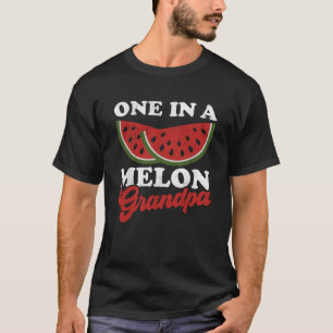 T-shirt Un Dans Un Melon Grand-Père Watermelon Summer Retr