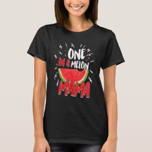 T-shirt Un Dans Un Melon Mama Watermelon Famille Correspon