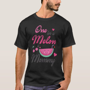 T-shirt Un Dans Un Melon Maman Maman Maman Mère Mama Heure