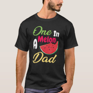 T-shirt Un Dans Un Melon Papa Watermelon Anniversaire mign