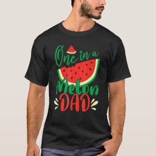 T-shirt Un Dans Un Melon Papa Watermelon Fête des pères An