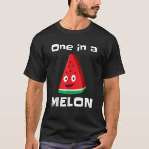 T-shirt Un Dans Un Melon Red Watermelon Funny Pun Papa Pla
