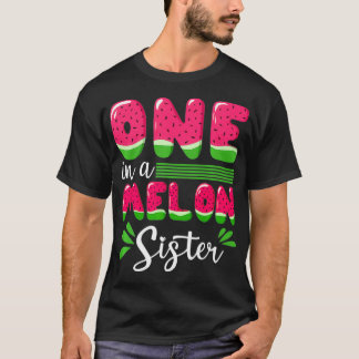 T-shirt Un Dans Un Melon Soeur Aimer Watermelon Fruit D'Ét