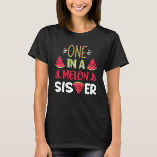 T-shirt Un Dans Un Melon Soeur Watermelon À Jumelage Anniv
