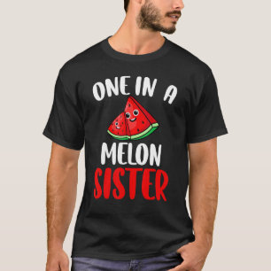 T-shirt Un Dans Un Melon Soeur Watermelon Fruit Famille Ma
