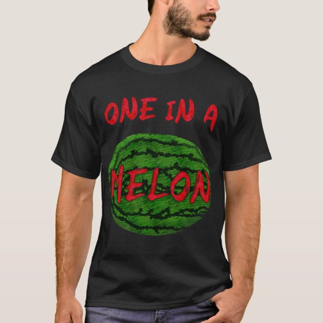 T-shirt Un Dans Un Melon Toute La Ppastèque Funky Pun Frui (Devant)