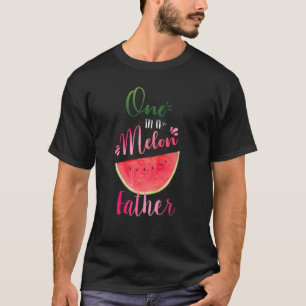 T-shirt Un Dans Un Père Melon Waterlemon Summer Père