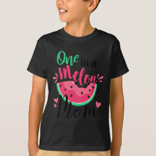 T-shirt Un Dans Une Mère Melon Été Fête d'Anniversaire Cor