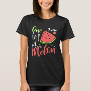 T-shirt Un dans une pièce en t drôle de pastèque de