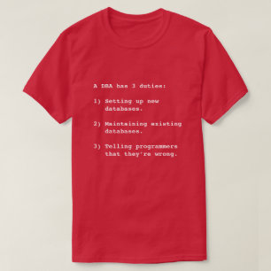 T-shirt Un DBA a 3 devoirs…