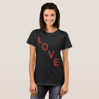 Un design cordial LOVE de coeurs rouges pour vous