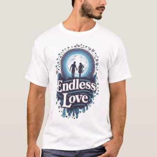 T-shirt Un design d'amour sans fin