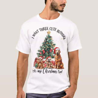 T-shirt Un design de Noël pour les amoureux des chiens et
