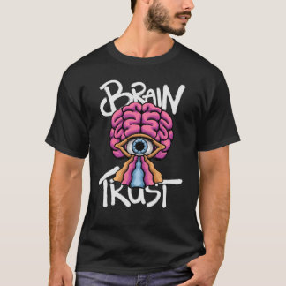T-shirt Un design de streetwear cerveau et oeil surréalist