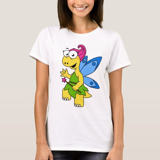 T-shirt Un Dessin Fairysaur Dinosaur. (Devant)