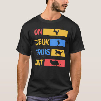 T-shirt Un Deux Trois Couleurs de Chat