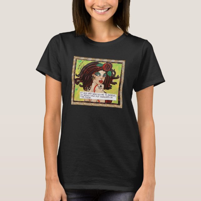 T-SHIRT UN DIEU DE T-SHIRT-IF M'A EU RECHERCHÉ POUR (Devant)