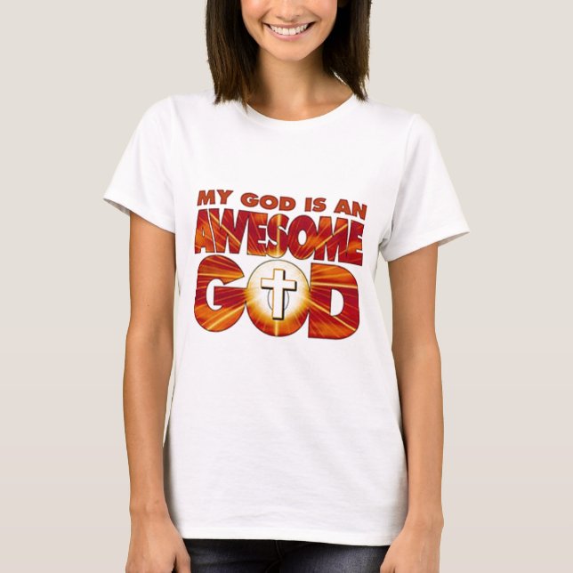 T-shirt un DIEU impressionnant (Devant)