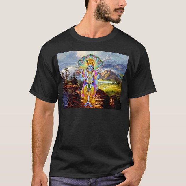 T-SHIRT UN DIEU INDOU VISHNU (Devant)