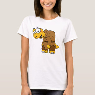 T-shirt Un Dinosaure Dinosaure Hunchback.