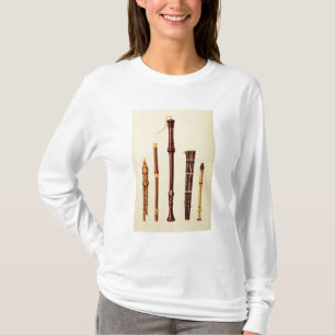 T-shirt Un double flageolet, une cannelure allemande, un