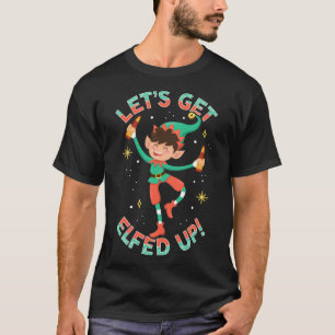T-shirt Un drôle d'arbre de Noël éclaire un laide moche Sw