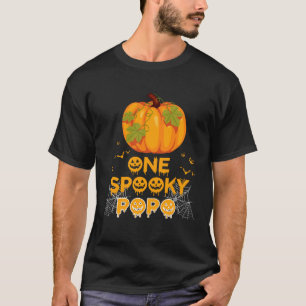 T-shirt Un Éffrayant Popo Papa Famille Halloween Correspon