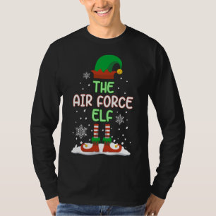 T-shirt Un elfe de l'armée de l'air amusant famille qui co