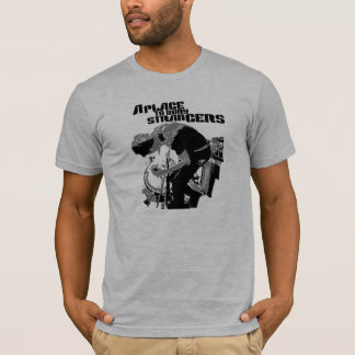 T-shirt Un endroit pour enterrer des étrangers noircissent