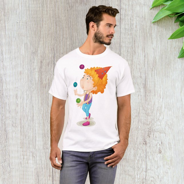 T-shirt Un Enfant De La Fête Jongle Des Boules Colorées (Créateur téléchargé)