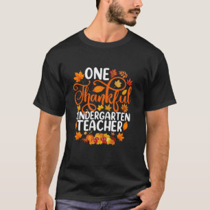 T-shirt Un Enseignant De Jardin D'Enfants Remercié Automne