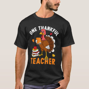 T-shirt Un Enseignant Remercié Turquie Automne Chute Thank