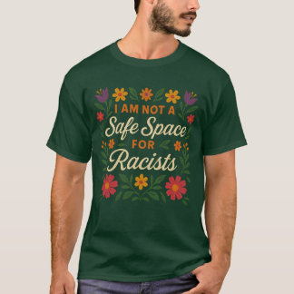 T-shirt Un espace pour les racistes