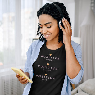 T-shirt Un esprit positif, un indice de vie positif