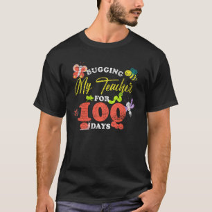 T-shirt Un Étudiant Drôle Bogue Mon Enseignant Pour 100 Jo