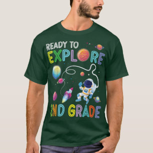 T-shirt Un Étudiant En Astronaut Revient À L'École Prêt À