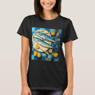 T-shirt Un festin de poisson et de délice d'agrumes