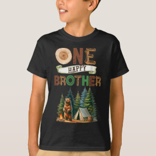 T-shirt Un frère campeur heureux pour son premier annivers