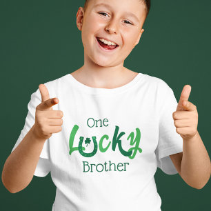T-shirt Un frère chanceux Saint-Patrick personnalisable