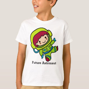 T-shirt Un futur astronaute en Spacesuit