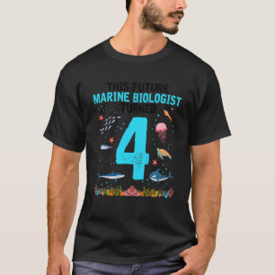 T-shirt Un futur biologiste marin pour enfants Conception 