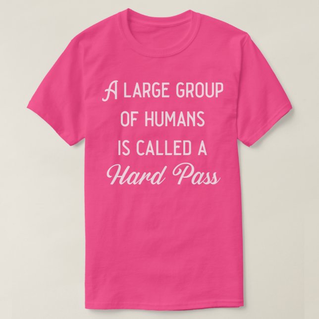 T-shirt Un Grand Groupe D'Humains Est Appelé Un Passage Du (Design devant)