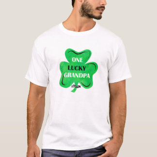 T-shirt Un grand-père chanceux St Patrick's Day