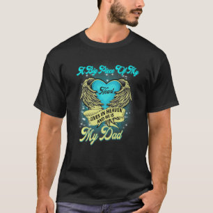 T-shirt Un Gros Morceau De Mon Cœur Vit Au Paradis Il Est